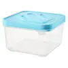 Caja para Conservar Alimentos Frescos en Casa, Caja para Almuerzo Calentable en Microondas, Caja para Conservar Cebolleta y Ajo encurtidos de Cocina, Caja Portátil para Almacenamiento de Picnic con Clip