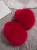 Pantuflas de Felpa de Color Sólido de Gran Tamaño para Amazon Transfronterizo, Suela Suave, Invierno, Baotou, Hogar Cálido, Pantuflas de Algodón Multicolor