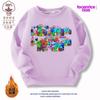Sudadera de Jardín de Infancia Ropa de Jardín Algodón Estilo Otoño e Invierno Unisex para Niños Manga Larga Forro Polar Estampado Superior Estilo Moderno