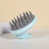 Cepillo Suave de Silicona para Masaje de Champú, Peine Redondo Doméstico para Champú, Cepillo de Masaje para Champú de Limpieza Profunda del Cuero Cabelludo Portátil