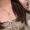Novo Colar Pingente Diamante Folu Corajoso da Sorte Estilo Chinês Feminino Luxo Leve Elegante Moda Colar Versátil Corrente de Lã