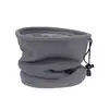 Bufanda de Cuello Cálida de Invierno Transfronteriza Plus Terciopelo Máscara para Ciclismo al Aire Libre Bufanda de Cuello de Forro Polar Gruesa con Cordón Venta al por Mayor
