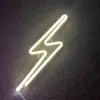 Venta caliente de Amazon luz de neón LED forma de rayo decoración de habitación dormitorio fondo de propuesta de cumpleaños luz creativa