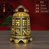 Sino de Oito Tesouros de Cobre Ornamento Relógio Decoração de Porta de Casa Instrumento Ritual Oito Imortais Pingente de Sino de Cobre de Templo