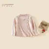 Camiseta de estilo coreano para niña, nuevo modelo otoño 2026, bonito top para bebés, ropa casual cómoda para niños en primavera y otoño