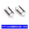 Interruptor Táctil SMD Through-hole Botón de 2 pines Microinterruptor 3 Otro Ninguno