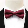 Pajarita Masculina Boda Boda Novio Padrino Borgoña Hermano Grupo Pajarita Accesorios de Vestir Tendencia Versión Coreana