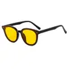Óculos de Sol Polarizados Pretos Lisos Estilo Coreano para Mulheres, High-End, Que Valorizam o Rosto, Óculos Pequenos de Proteção Solar, Óculos Masculinos com Logotipo Personalizado