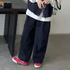 Traje de Niña Otoño 2026 Nuevo Estilo Niños Medianos y Grandes Estilo Coreano Conjunto Completo Sudadera Chaleco Pantalones Cargo Conjunto de Tres Piezas
