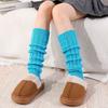 Cubrepiernas de Punto JK para Mujer Estilo Coreano Otoño e Invierno Nuevo Calcetines de Lana Cálidos con Trenzado de Ocho Piernas Protector Delgado para Pierna Cubierta para Bota