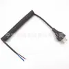 Cable de resorte de alimentación de dos clavijas estándar nacional Cable de resorte telescópico europeo Cable de resorte de dos hilos Cable de resorte estándar nacional Cable de resorte Xiaomi