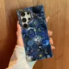 Funda Popular Azul Ojo de Amazon para Teléfono Adecuada para Samsung S25Edge Funda de Película para Teléfono S24/S23 Funda de Teléfono Retro