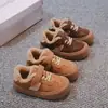 Zapatos Deportivos para Bebé Zapatos Infantiles Estilo Alemán Zapatos para Niños Pequeños Zapatos de Algodón con Felpa Zapatos para Niños y Niñas Zapatos Casuales de Otoño e Invierno