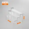Soporte de Exhibición de Acrílico Estante Escalera para Figuras Caja Ciega Rack de Exhibición Transparente Soporte de Exhibición de Muñecas para Uso en Casa