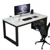 Escritorio de oficina, escritorio rectangular para estudiantes de uso doméstico, escritorio de estudio simple, mesa de dormitorio, escritorio de computadora simple