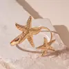 Europa e Estados Unidos Exagerado Flor Estrela do Mar Osso de Cobra Pulseira Transfronteiriça Temperamento Personalidade Pulseira Luxo Leve Alta Qualidade Pulseira Atacado Mulheres