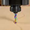 Fresa compuesta de acero de tungsteno de un solo filo en forma de O, fresa para carpintería, fresa ranuradora de aleación sólida, fresa para ranuras, máquina de recorte, máquina de grabado