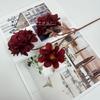 Nueva flor artificial de Lirio de 3 cabezas decoración de muebles para sala de estar flor de boda paisaje guía de camino boda venta al por mayor