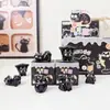 Caja Sorpresa de Figurita Linda Gatito de Azúcar Negro Little Momo, mismo estilo que en Xiaohongshu, Juguete Creativo de Moda Gato Negro, popular en línea, decoración de escritorio de gran venta, venta al por mayor