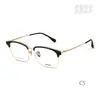 59 Gafas de Titanio Puro Estilo Ceja, Gafas para Hombre de Montura Grande, Gafas de Titanio Marca Shangfuteng, Se Pueden Montar Lentes Graduados y Lentes Bloqueadores de Luz Azul