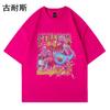 Camiseta de manga corta estilo Hong Kong Joker de hip hop de la marca de marea de verano de comercio exterior de Amazon para hombres y mujeres, venta al por mayor