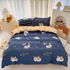 Fábrica de atacado cama quatro peças pele-friendly colcha capa dormitório estudantil cama de solteiro colcha capa três peças Four Seasons
