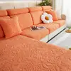 Funda de Sofá Universal Camelia de Cuatro Estaciones Cubierta Completa Elástica para Sofá Jacquard Terciopelo Antideslizante 2025 Tela Protectora Anti-Arañazos de Gato