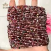 Accesorios para joyería DIY de cristal afilado no transparente de 2 mm, cuentas sueltas redondas facetadas, hechos para pulsera, collar, joyería al por mayor