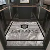 Alfombrilla de piso de elevador corte de logo alfombra especial para semana de coche pegamento para piso de PVC corte de cuero imitación mármol