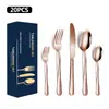 Amazon Juego de Cubiertos de Acero Inoxidable con Diseño Calavera Láser Estilo Americano Estación Occidental Juego de Regalo con Caja para Cuchillo, Tenedor y Cuchara