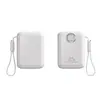 Batería externa de gran capacidad transfronteriza 20000 mAh 22.5 W carga súper rápida portátil pantalla digital con cable incorporado fuente de alimentación móvil