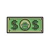 Bolsa Roupas Série Notas de Dólar Conjunto Combinado de Emblemas Metálicos Acessórios Divertidos Criativos Broches de Caveira Animal