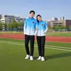 Conjunto Esportivo de Primavera e Outono da Equipe Chinesa para Alunos Homens e Mulheres, Uniforme de Entrada para Competições Esportivas, Uniforme Escolar, Uniforme de Turma, Uniforme de Grupo para Equipe de Caminhada