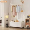 Perchero de Ropa Usado, Perchero de Piso para el Hogar, tendedero de Dormitorio, Perchero de Ropa para Interiores, Perchero Simple para Secar Ropa