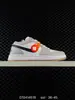 Air AJ1Low para Hombre y Mujer de Cuero de Caña Baja Clásicas Retro Culturales Casuales Deportivas Baloncesto Zapatillas de Tabla