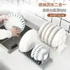Cross-border Hot Selling Novo Dobrável Drenagem Tigela Rack Cozinha Doméstico Armazenamento Rack Tigela Prato Dreno Armazenamento Rack Fábrica Outlet