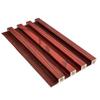 Exportación Transfronteriza de Paneles de Rejilla Redondos de WPC, Paneles de Fibra de Madera de Bambú tipo Gran Muralla, Divisiones de Paredes de Fondo para Interiores, Paneles Decorativos de Madera-Plástico