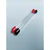 Tubo de Plástico Transparente Tubo de PC Tubo Transparente Tubo Duro Tubo Redondo con Tapa Tubo de Empaque Tubo para Incienso Diámetro Exterior 8mm Diámetro Interior 6mm