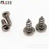 Tornillos Autorroscantes Cabeza Plana Redonda Cabeza de Pan Cabeza B M2m2.3m2.6m3m4*6/8/10/12/16/20 Color Níquel Negro