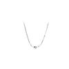 Collar de Cadena de Plata de Ley 925 con Perlas Redondas para Mujer, Cadena Versátil de Clavícula de Moda, Diseño de Nicho de Instagram, Cadena de Cuello Personalizada al por Mayor Y223
