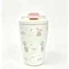 Caneca de café personalizada nova de 12 oz, transfronteiriça de aço inoxidável 304, copo térmico de gelo portátil para uso externo em carro