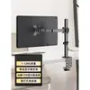 Soporte Universal para Monitor Estante Elevador de Doble Pantalla Estante para Pantalla de Computadora Se Puede Levantar y Girar Libremente
