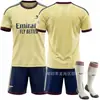 2627 Camiseta de fútbol de visitante del Arsenal número 7 camiseta Saka número 41 Rice número 14 Yorkress camiseta de fútbol amarilla