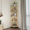 Mueble de esquina para sala de estar mueble de esquina para dormitorio estante de almacenamiento triangular estante de esquina con arco gabinete triangular estante de esquina para cocina