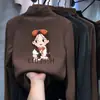 Camada base feminina com gola alta e forro de fleece, novo estilo outono/inverno 2026, camiseta interna de manga comprida, top com forro de fleece para crianças mais velhas