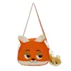 Bolsa Transversal Infantil Desenho Animado Estilo Judy Nick Kirby Bolsa de Ombro Leve Grande Capacidade Bolsa de Estudante