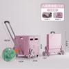 Carrito de compras plegable para comestibles, entregas, uso doméstico, carrito pequeño, carrito de picnic, capacidad para subir escaleras
