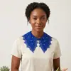 Gola Falsa de Renda com Contas Popular Transfronteiriça Gola Decorativa Versátil para Camisa Suéter Gola Falsa Multicolorida Atacado em Estoque