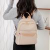 Mochila para Mulheres 2024 Tendência Estilo Coreano Moda Tecido Oxford Mochila Pequena Casual Versátil Viagem Bolsa de Viagem Feminina Estilo Tendência