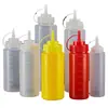 Botella de Plástico Transparente Estilo Japonés para Salsas, Recipiente de Cocina para Condimentos Pegajosos, 2026